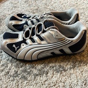 Puma navy and silver Taper SP